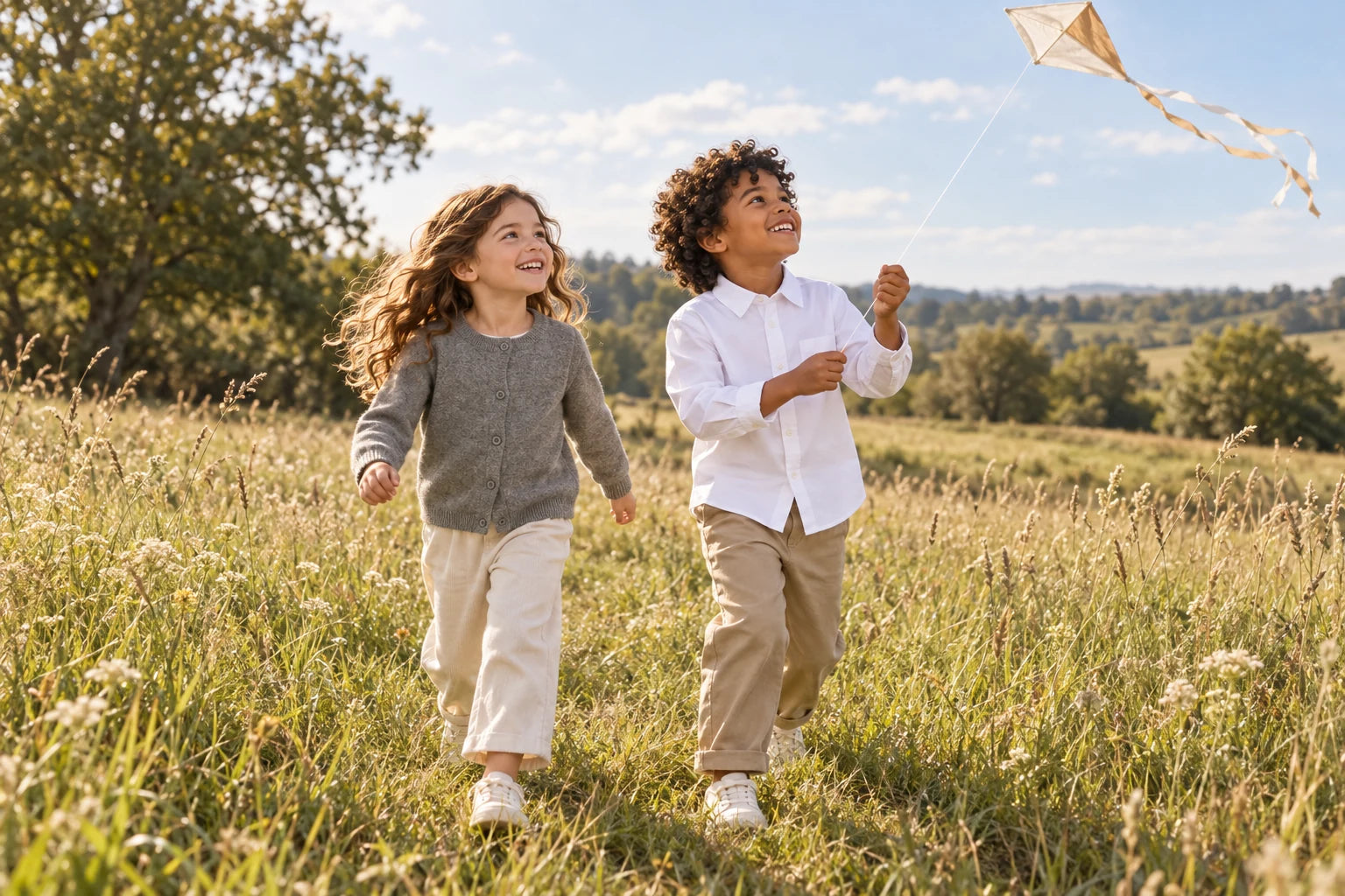 Children enjoying an outdoor adventure